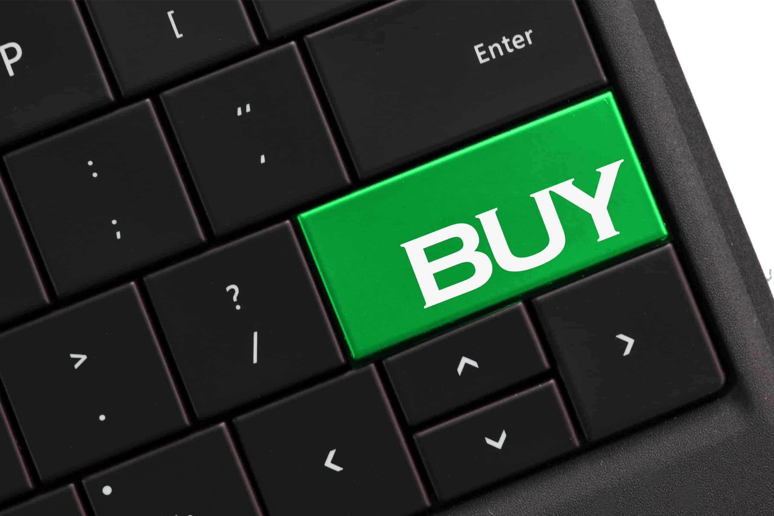 buy-computer-keyboard-with-green-buy-button-buy
